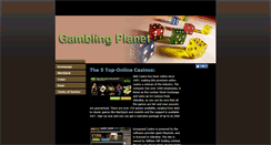 Desktop Screenshot of gambling-planet.org