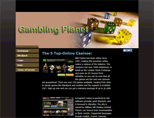 Tablet Screenshot of gambling-planet.org